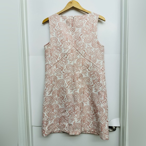Victoria Beckham Pink Blush Paisley Shift Dress - Picture 7 of 10